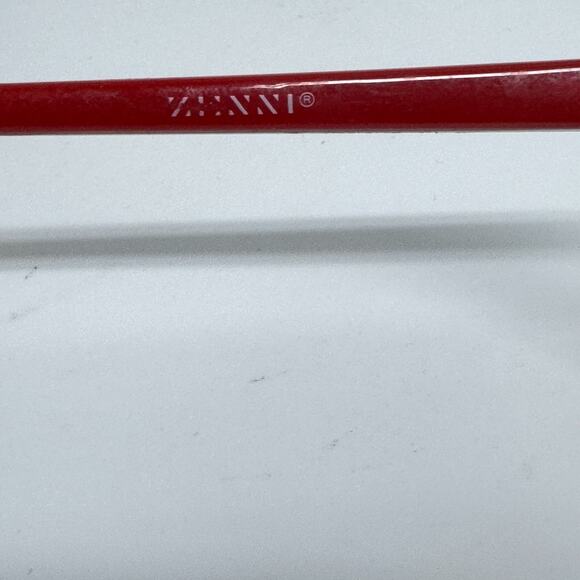 Zenni Metal Eyeglasses 158718 Designer Red Gold Half Rim Frames Only H17435 - Picture 5 of 6